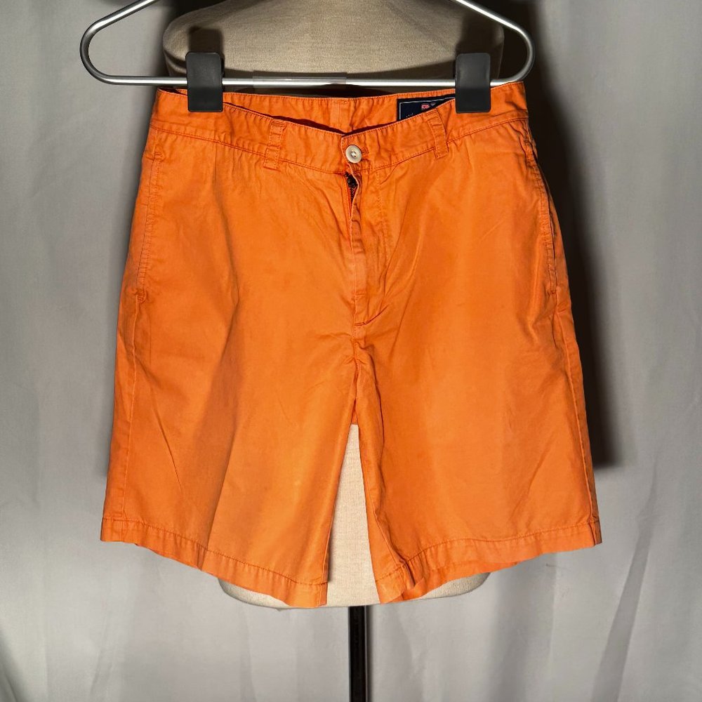 Orange Vineyard Vines Mens Shorts Size 32